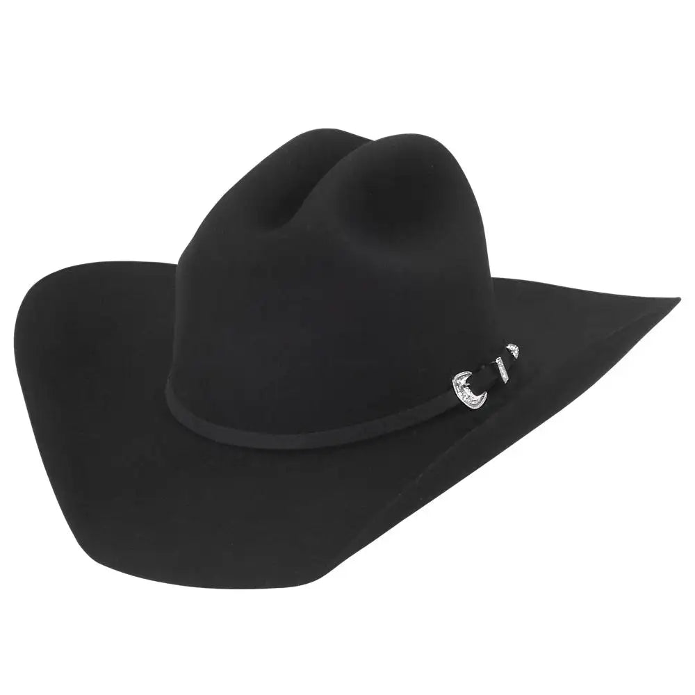 Western cowboy hats for men with embossed leather bands for intricate detailing -Justin Rodeo - (3X) Wool Felt Cowboy Hat