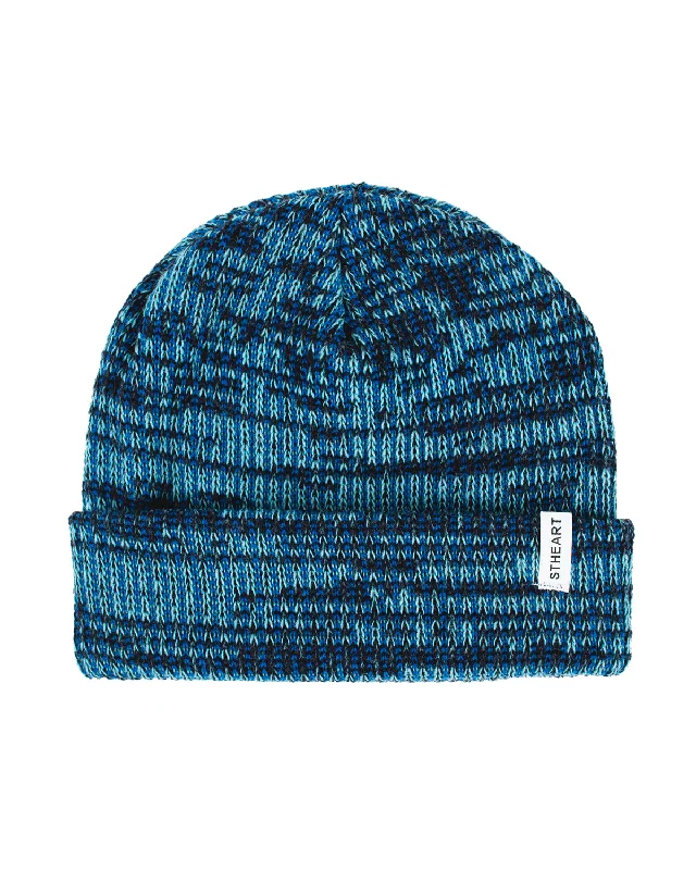 Soft cotton cap with breathable mesh back -Variable Beanie | Blue