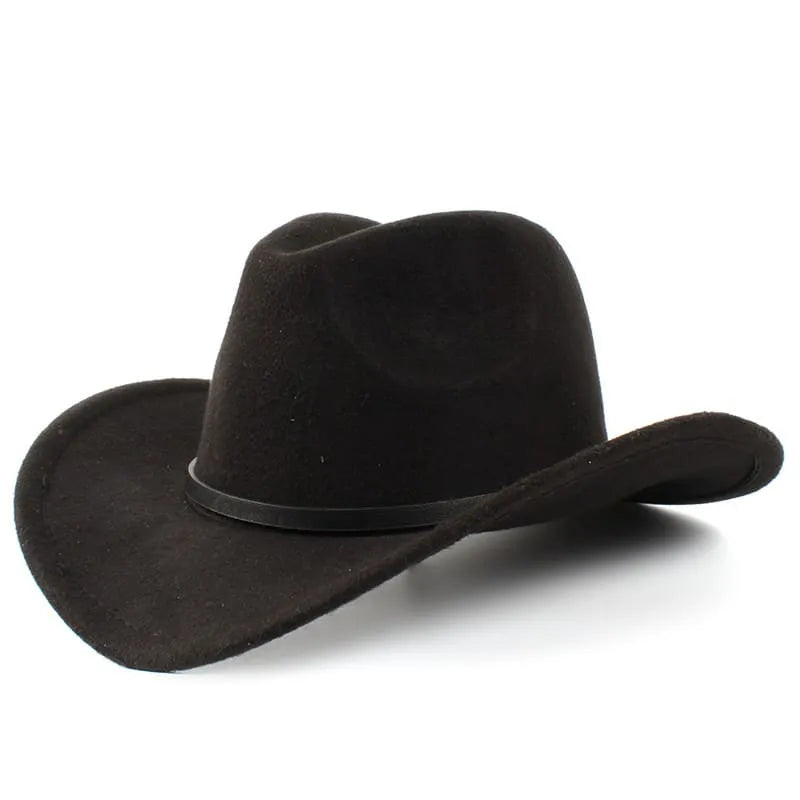 Western cowboy hats for men with embossed leather bands for intricate detailing -Laramie Plain Wool Cowboy Hat