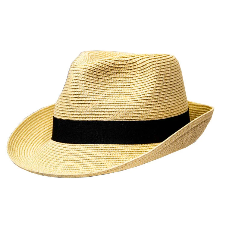 Fedora hats for men with intricate details and unique features for standout style -Saint Martin - Resort Fedora Hat