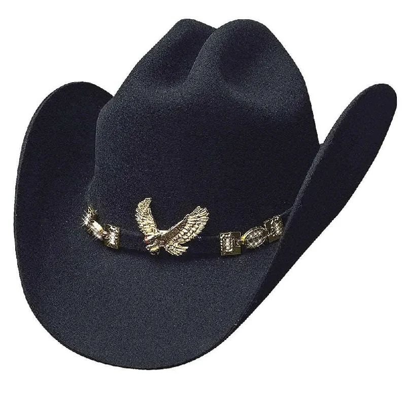 Luxury felt cowboy hats for men with high-quality craftsmanship and smooth texture -Bullhide El Indiscreto - (8x) Fur Felt Cowboy Hat