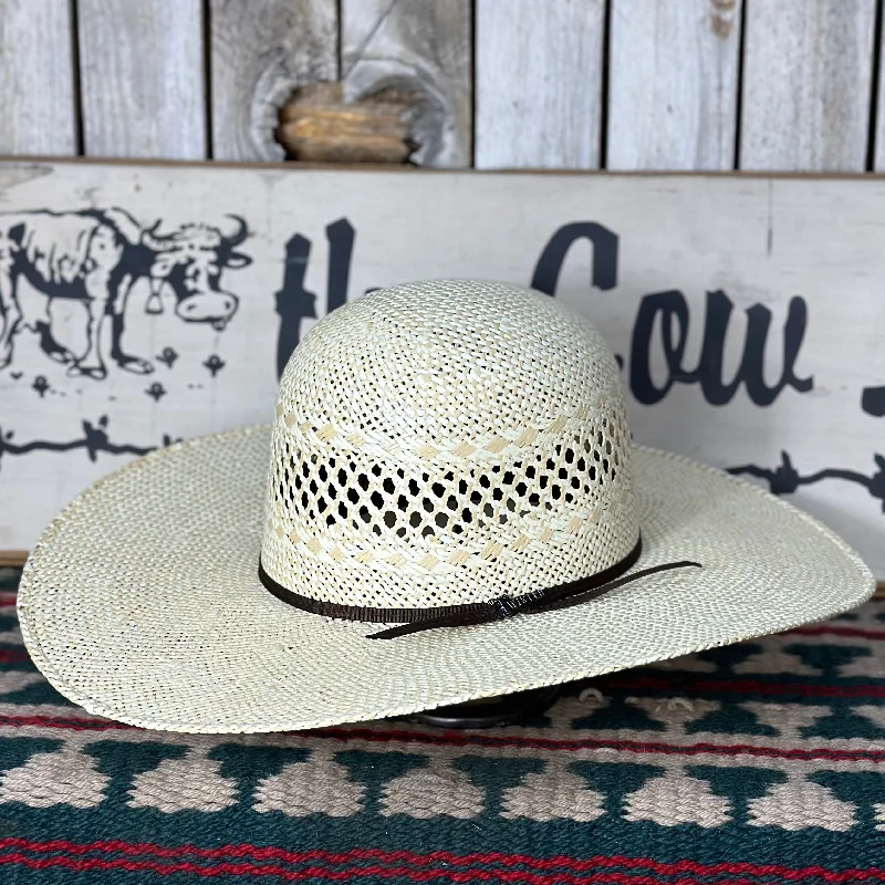 Stylish felt cowboy hats for men with stylish banding for a refined appearance -Twister Twisted Weave 5" Brim