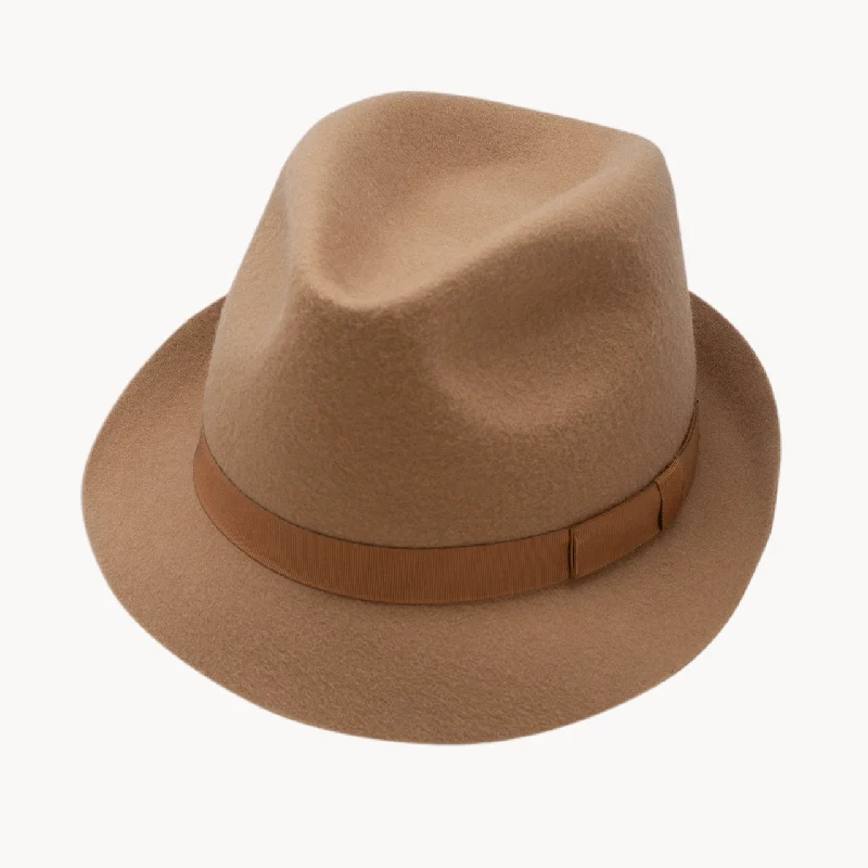 Rugged wool felt hat for tough weather -Ukiyo - Camel Merino