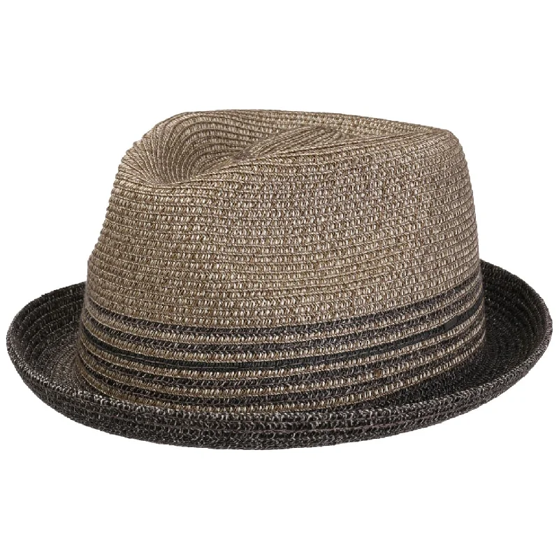 Stylish straw bucket hat for women with casual design and relaxed fit -Hooper Player Straw Hat by Bailey 1922