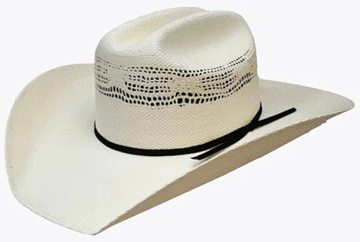 Trendy straw trilby hat for men with short brim and stylish appeal -Dallas Hats Inc Bangora/Black Band