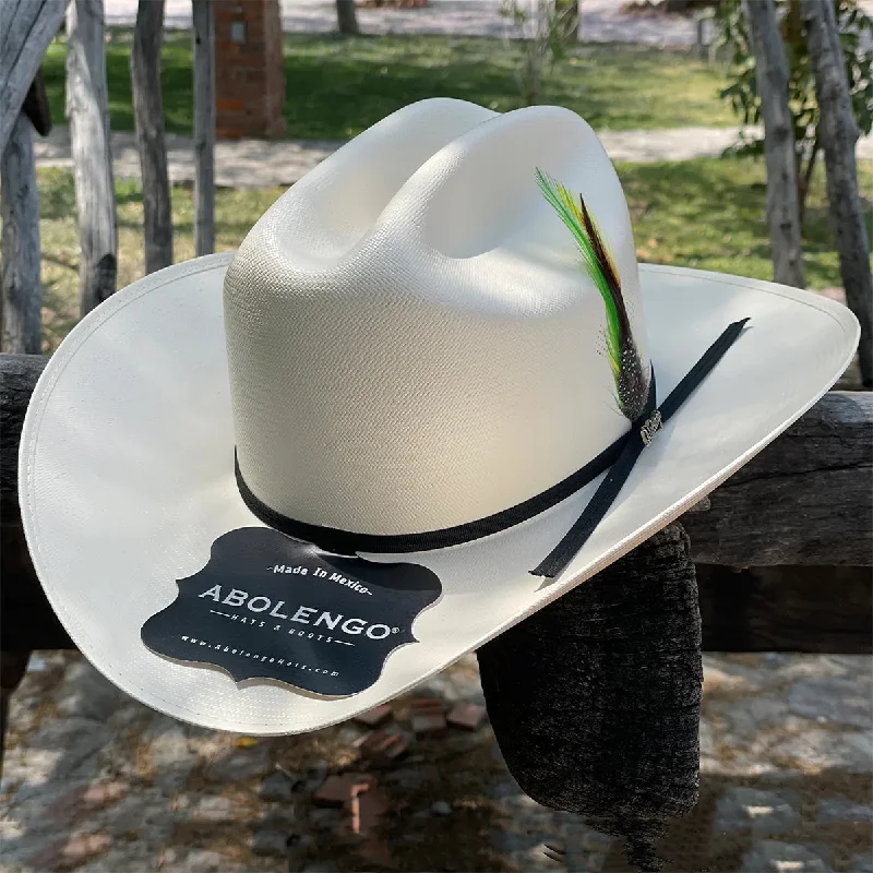 Colorful cowboy hats for men with vibrant bands for a modern and bold statement -El Clásico 100x Straw Cowboy Hat