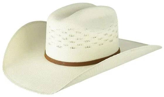 Natural fiber straw hat for women with sustainable materials and eco-friendly style -Bailey Hat Company Big Bend Wheat Vent Straw