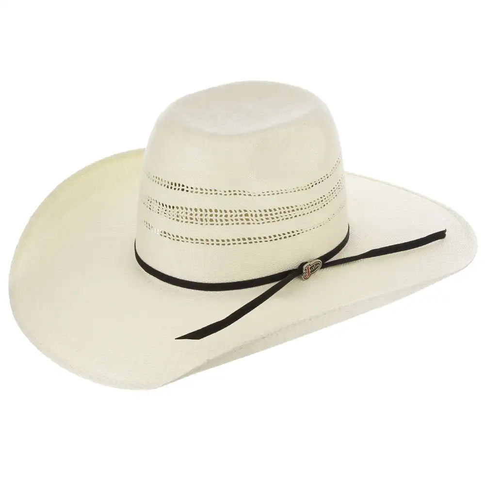 Comfortable felt cowboy hats for men with moisture-wicking linings for extended wear -Justin Wired - Straw Cowboy Hat