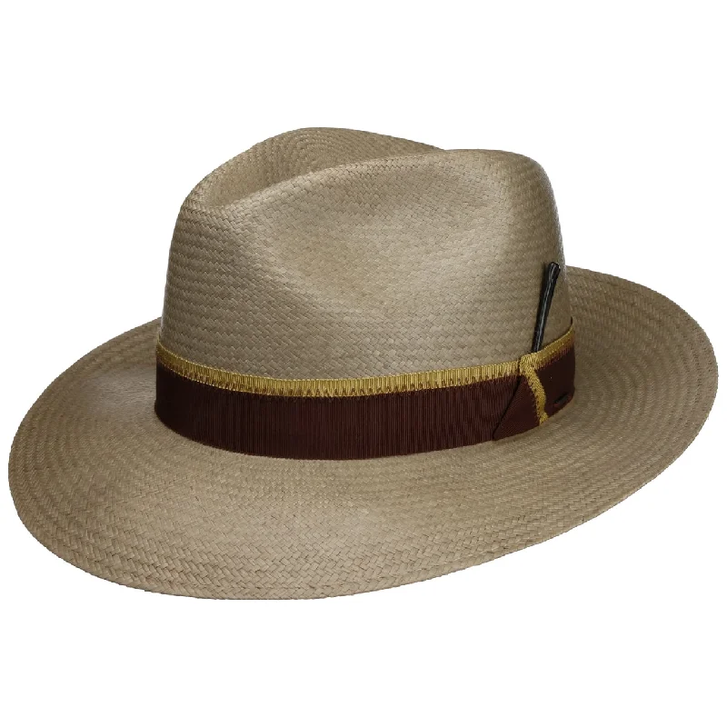 Eco-friendly straw hat for men with sustainable material and modern design -Kirton Panama Hat by Bailey 1922