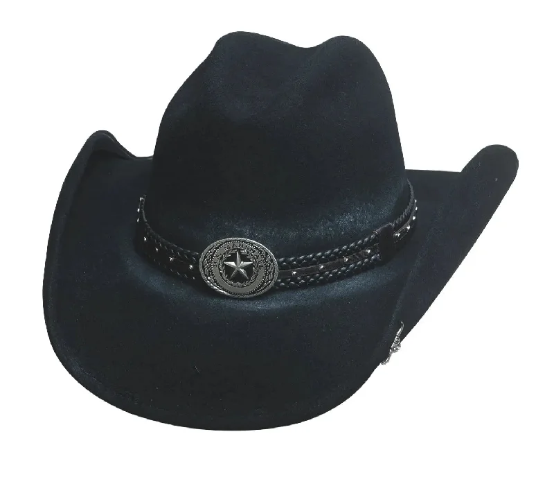 Handmade cowboy hats with custom designs for personalized fashion statements -Bullhide Stray Bullet - Crushable Soft Wool Felt Cowboy Hat