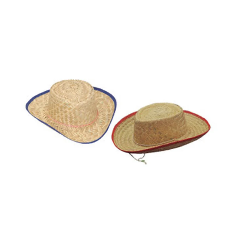 Stylish straw bucket hat for men with relaxed fit and fashionable appeal -Jacobson Kid's Straw Hat