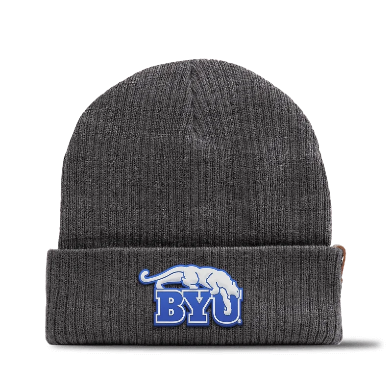 Bold graphic cap for standout fashion flair -BYU "BYU Cougars" Essential Beanie