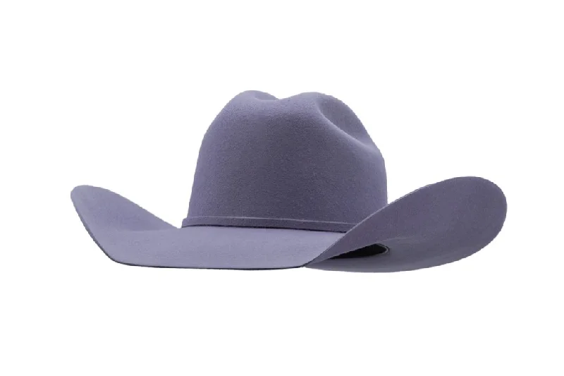 Classic leather cowboy hats for men with rustic, vintage appeal -NASHVILLE PURPLE COWBOY HAT