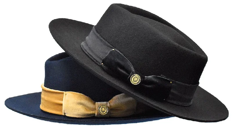 Fedora hats for men with textured finishes for a modern and dynamic look -Ricardo Collection