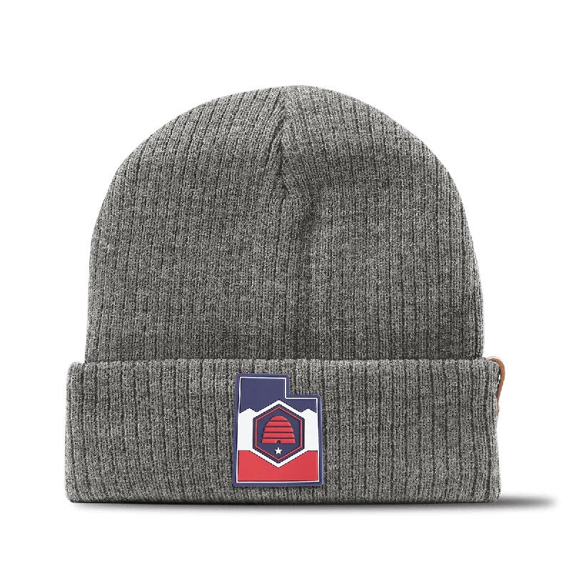 Minimalist cap for sleek simple style -Utah Patriot Series Essential Beanie