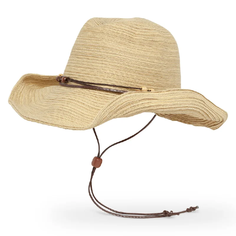 Classic cowboy hats with leather straps for women for a western-inspired, rugged look -Sunday Afternoons Hats Sunset Cowboy Hat - Natural