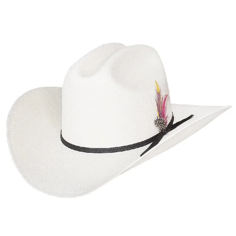 High-quality straw cowboy hats for summer with breathable materials for comfort -Bullhide El Buscon - (50x) California Straw Cowboy Hat