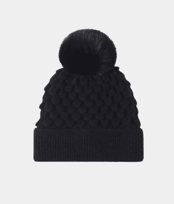 Graphic dad cap for quirky personality shine -POMPOM BEANIE.