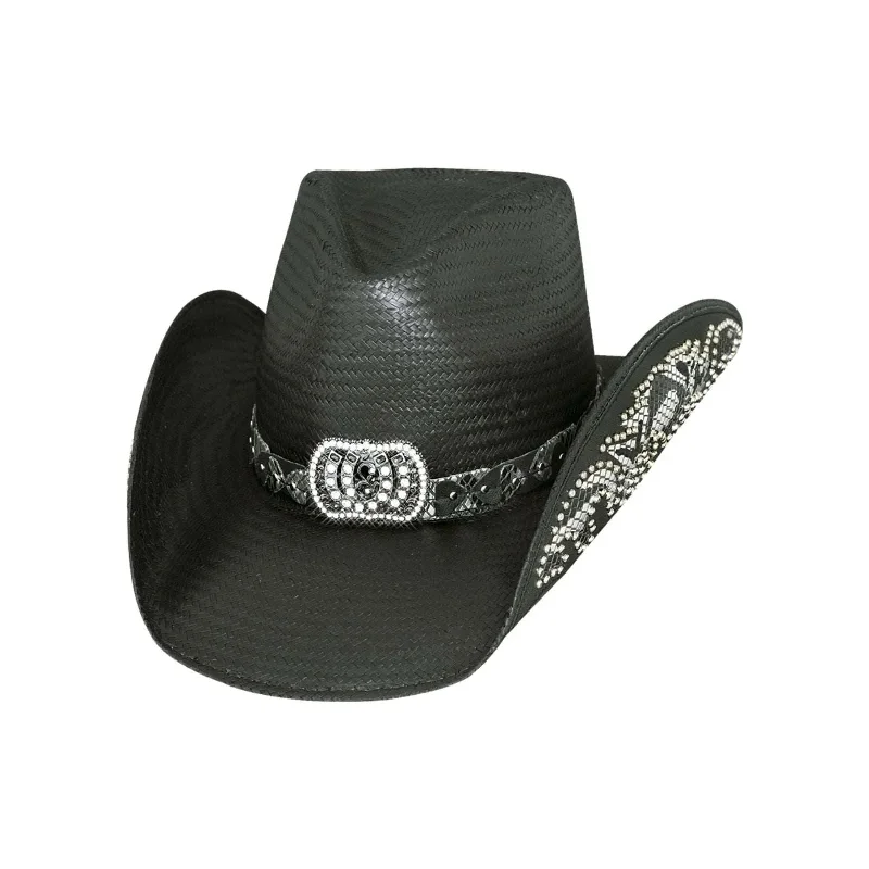 Stylish cowboy hats for women with lace detailing for a feminine, country-inspired look -Bullhide Cowgirl Fantasy - Womens Straw Cowgirl Hat