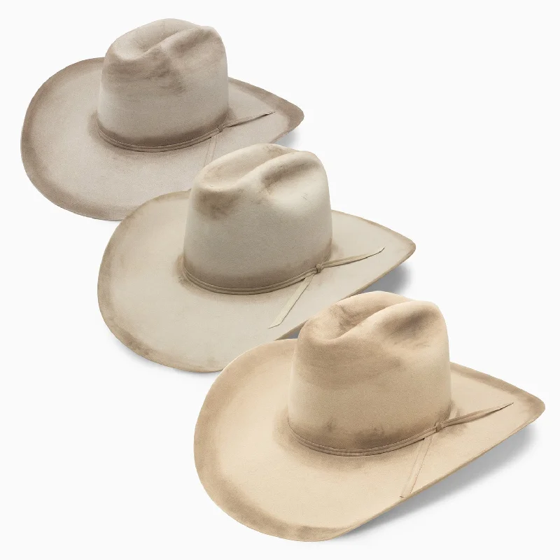 Lightweight felt hat for warm weather style -Ranch Hand Cowboy Hat