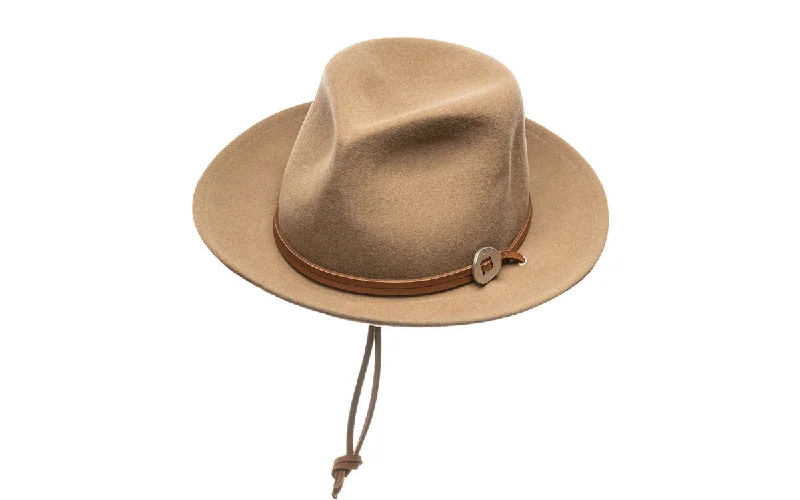 Vintage felt hat with timeless retro appeal -FRANKIE WOOL FEDORA HAT - CARHARDT