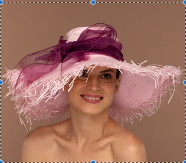 Classic wool felt hat for everyday classics -Finley - Flowy pink with purple bow sun hat