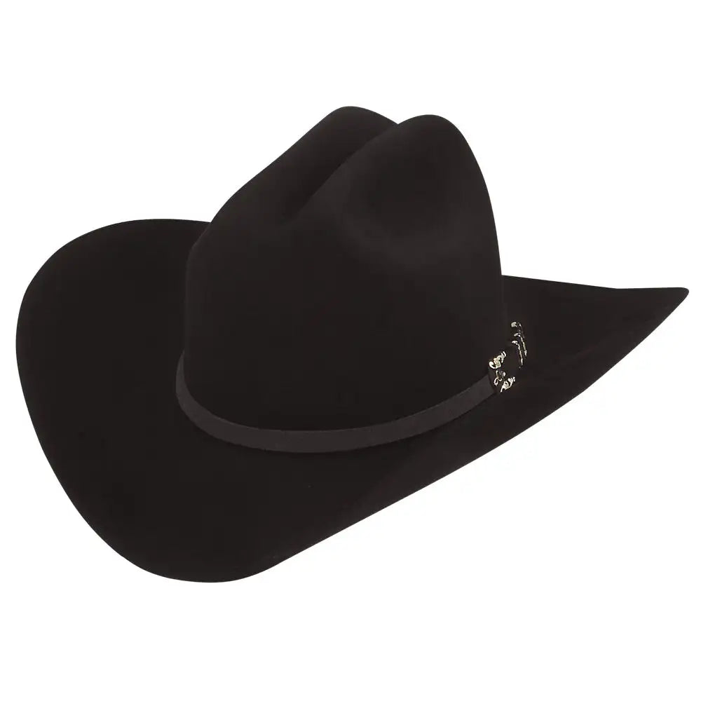 Lightweight felt cowboy hats for women with wide brims for stylish sun coverage -Larry Mahan's Jerarca - (10X) Fur Felt Cowboy Hat