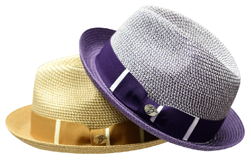 Lightweight fedora hats for men with breathable straw for hot weather comfort -Gino Collection